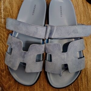 Authentic Hermès Chypre leather sandal Like Brand New